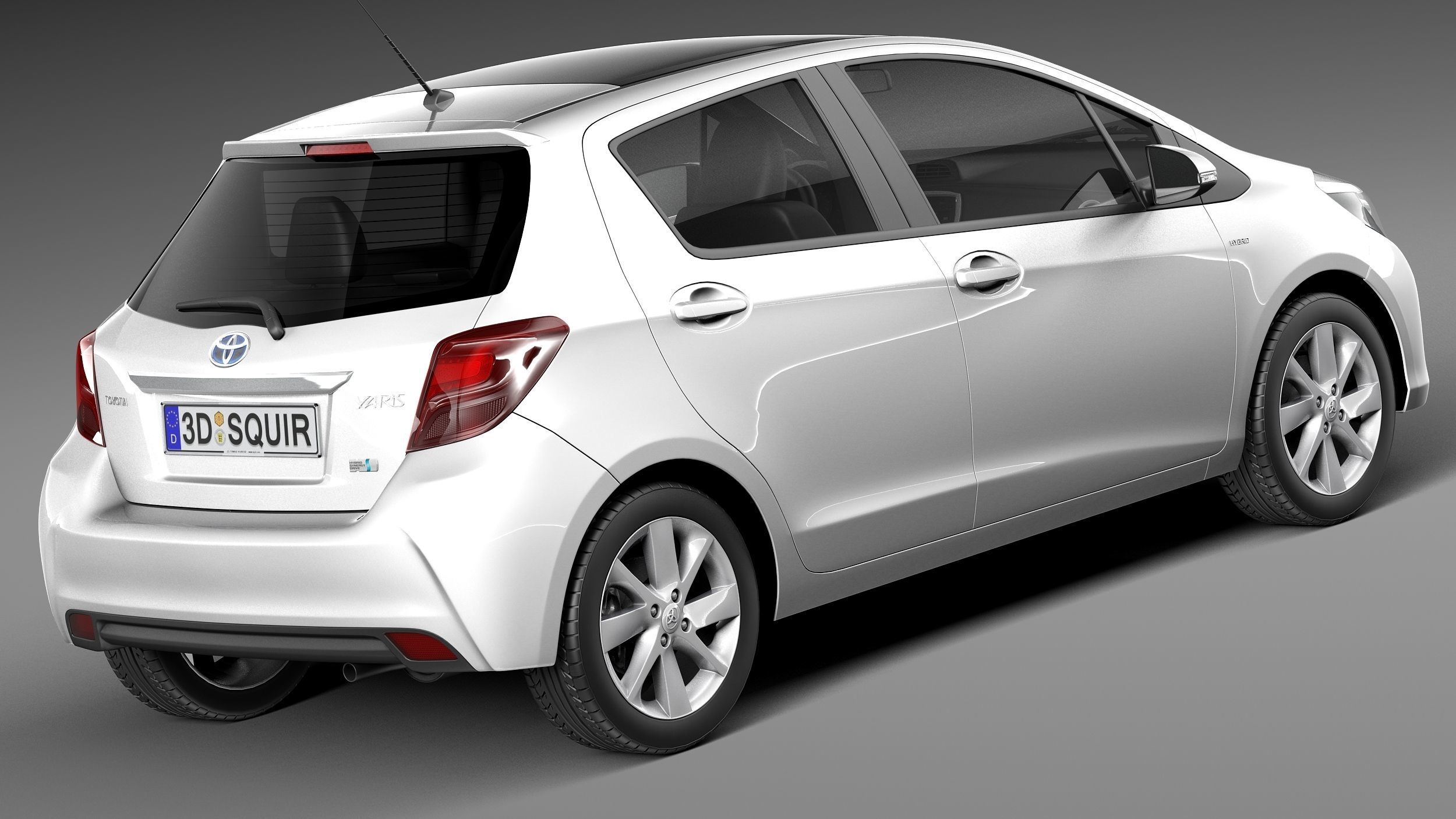 Toyota Yaris 2015 3D model_4