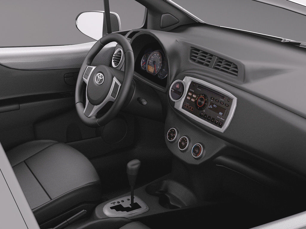 Toyota Yaris 2015 3D model_8