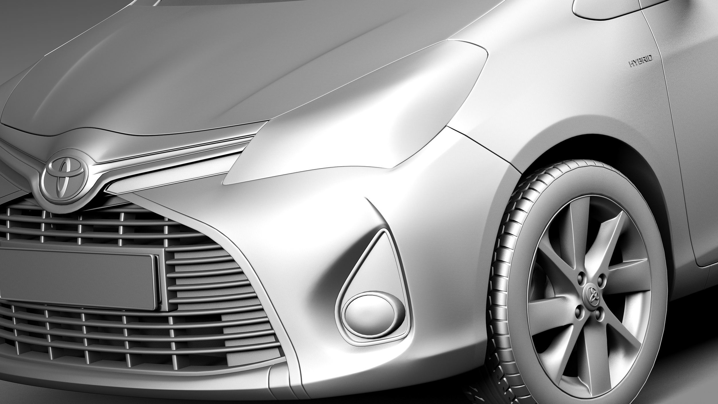 Toyota Yaris 2015 3D model_12