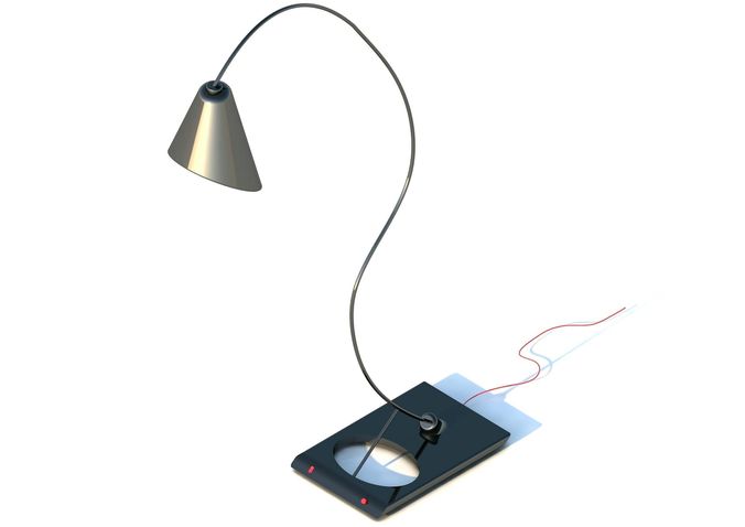 contempolamp table lamp with cord 3D model