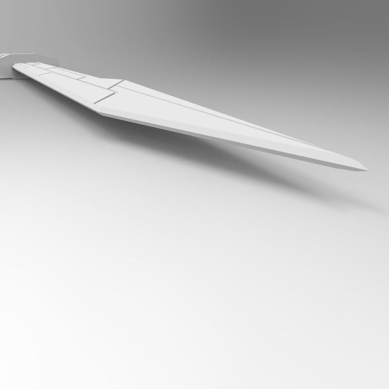 3D thor ragnarok sword 3D print model_6