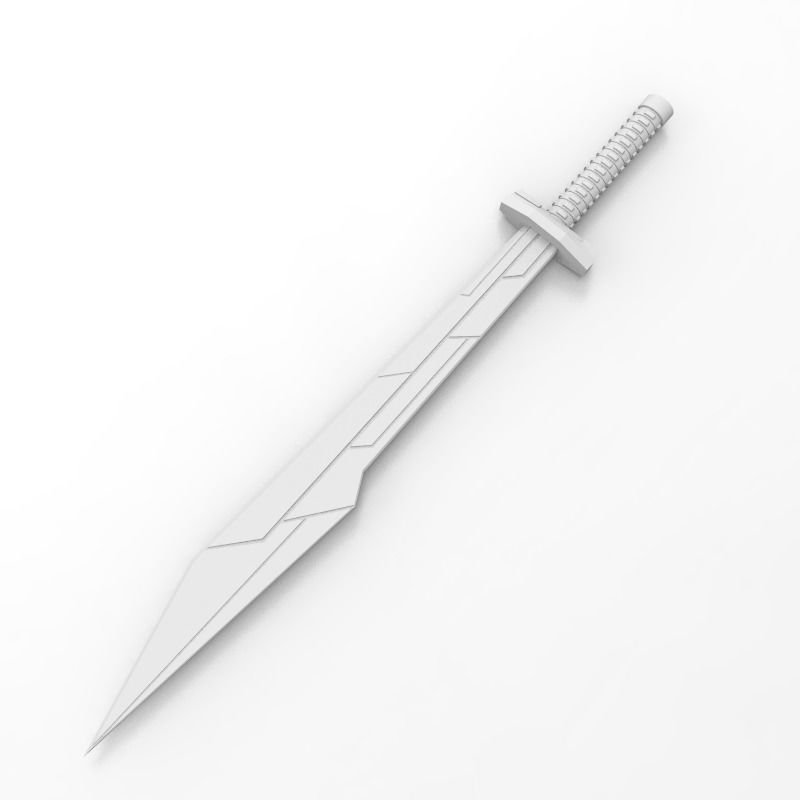 3D thor ragnarok sword 3D print model_1