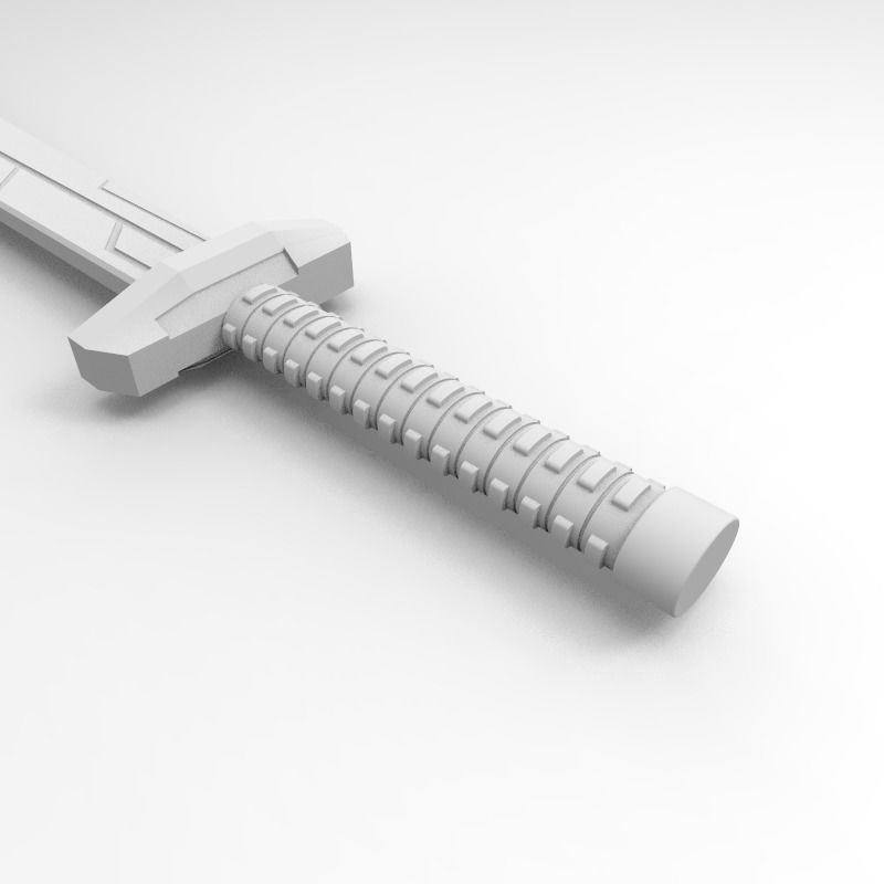 3D thor ragnarok sword 3D print model_2