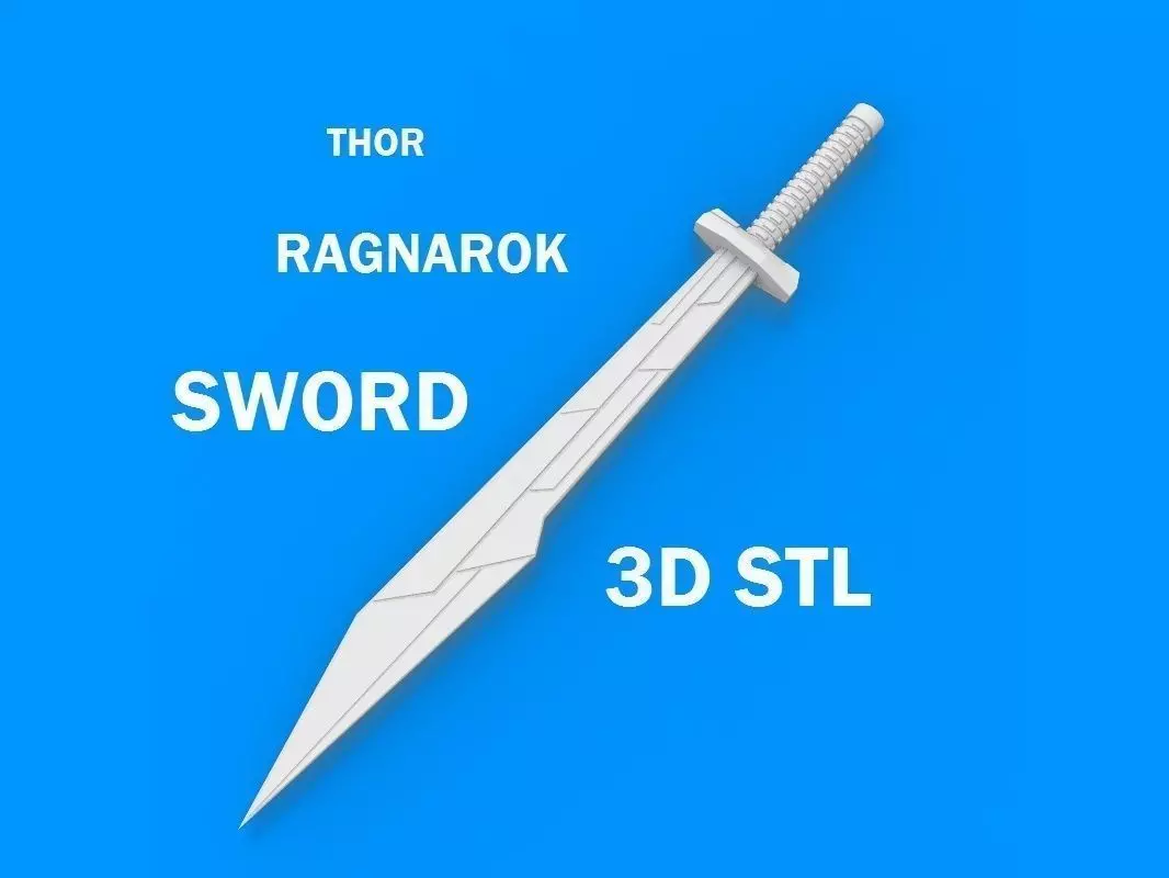 3D thor ragnarok sword 3D print model_0