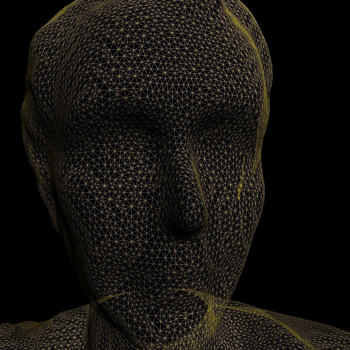 Caesar Statue 3D model_4