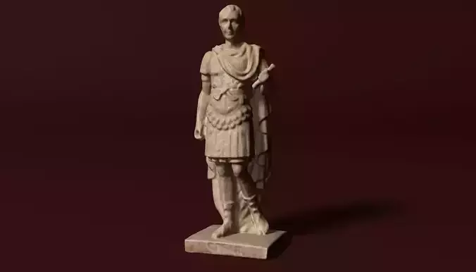 Caesar Statue 3D model