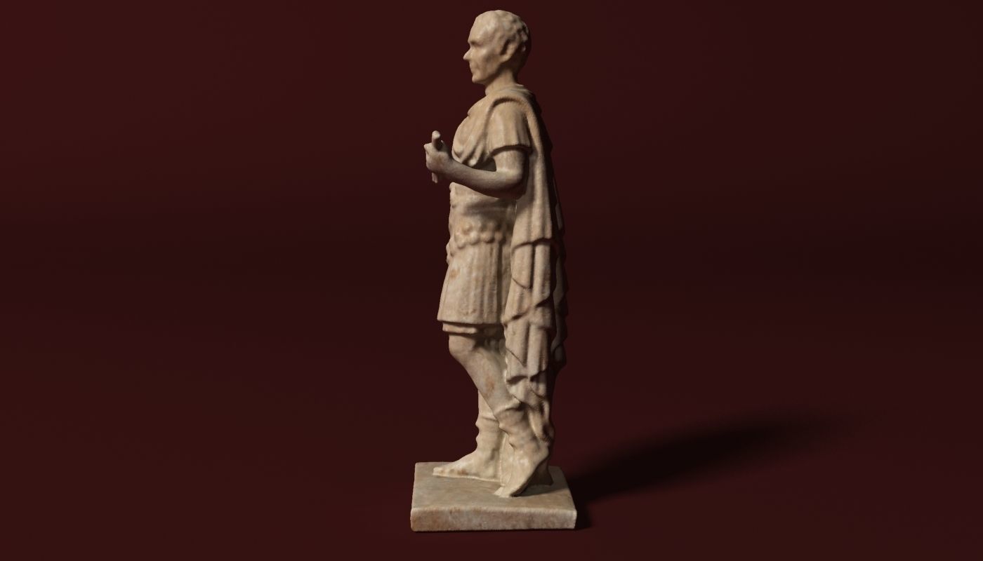 Caesar Statue 3D model_1