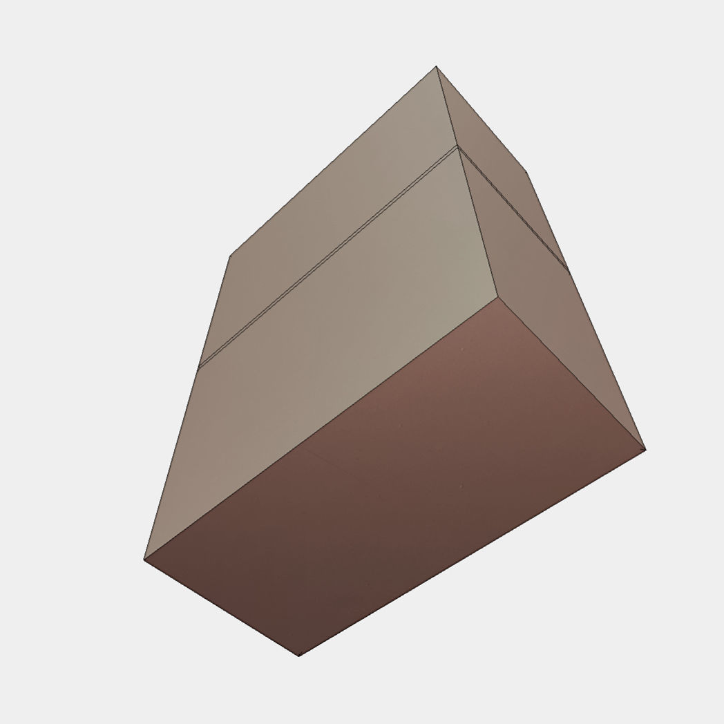 Cabinet with Glass Doors Low-poly 3D model_5