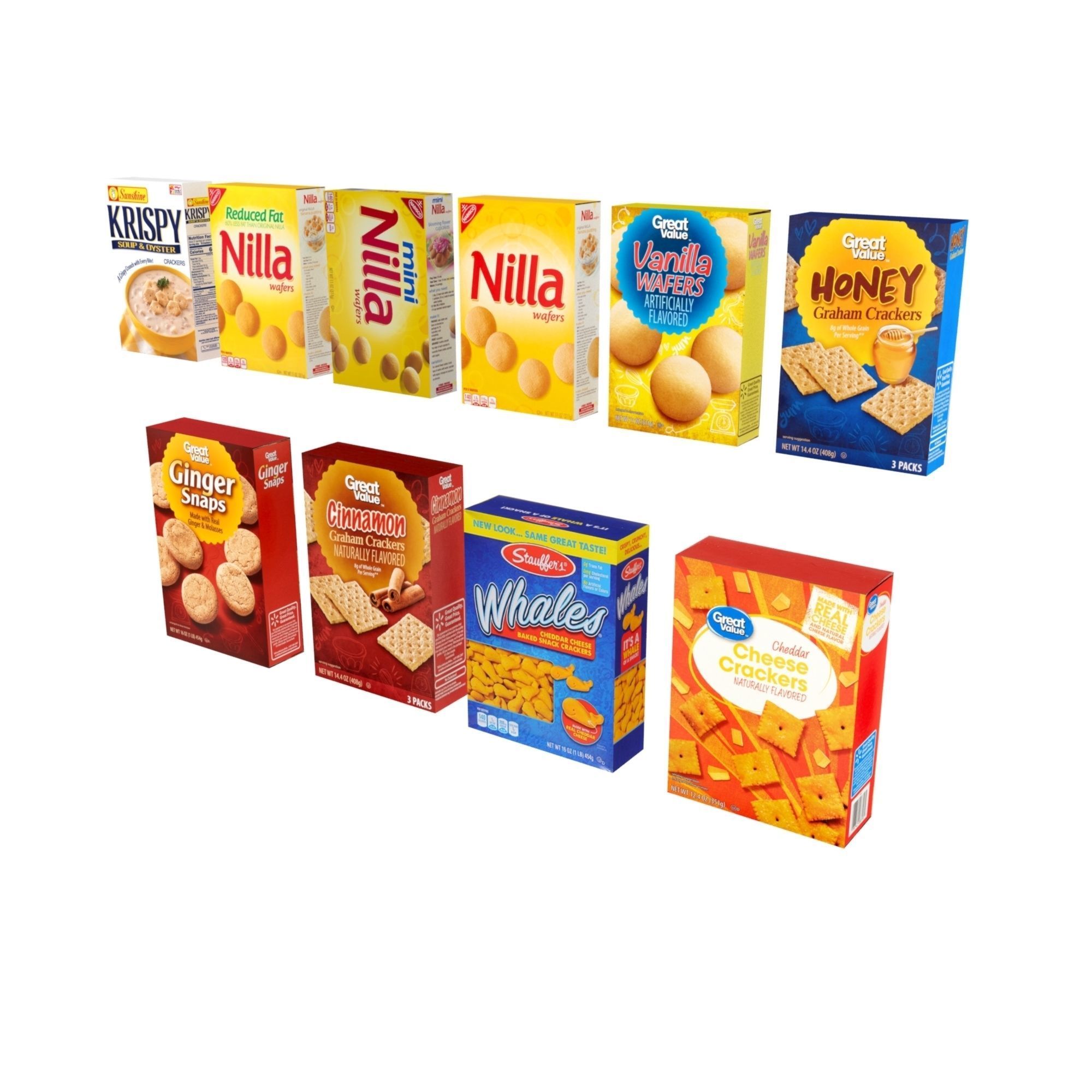 Pack with 10 products Low-poly 3D model_2