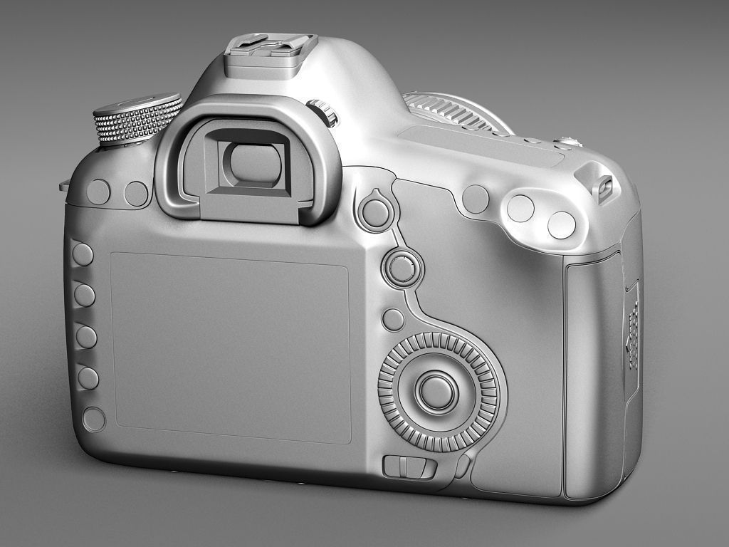 Canon EOS 5d Mark III Photo Camera 3D model_9