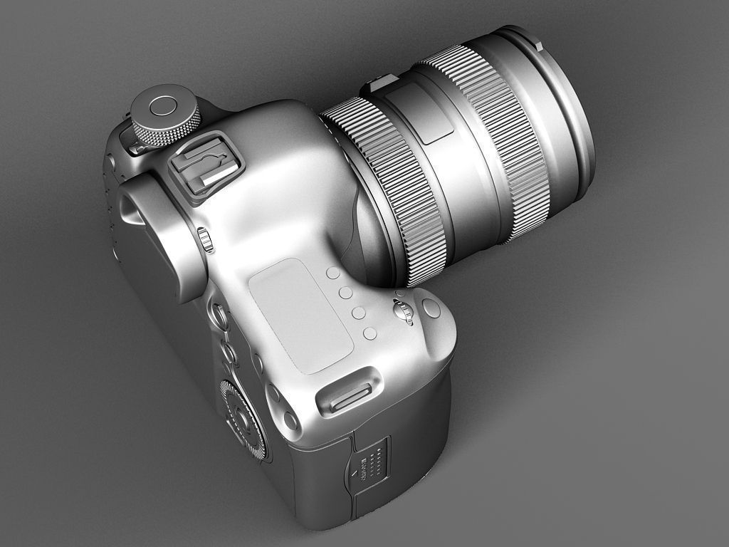 Canon EOS 5d Mark III Photo Camera 3D model_11