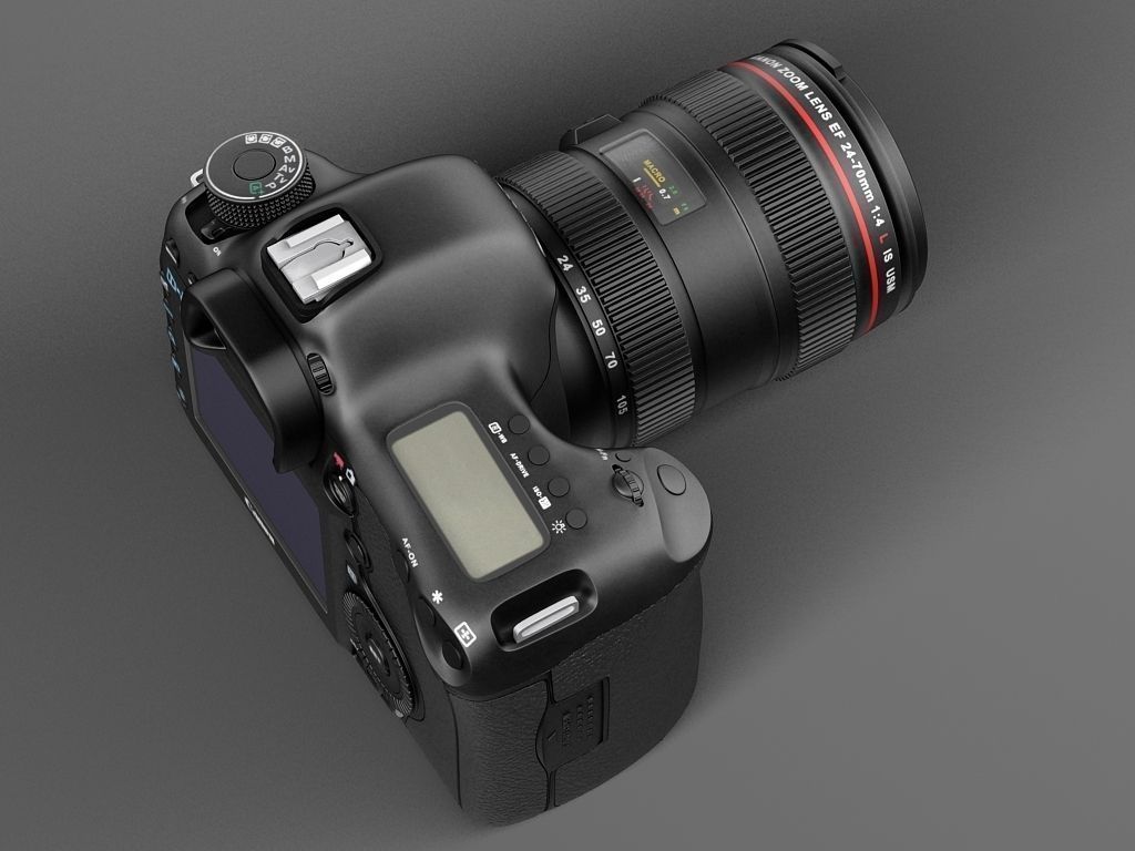 Canon EOS 5d Mark III Photo Camera 3D model_4