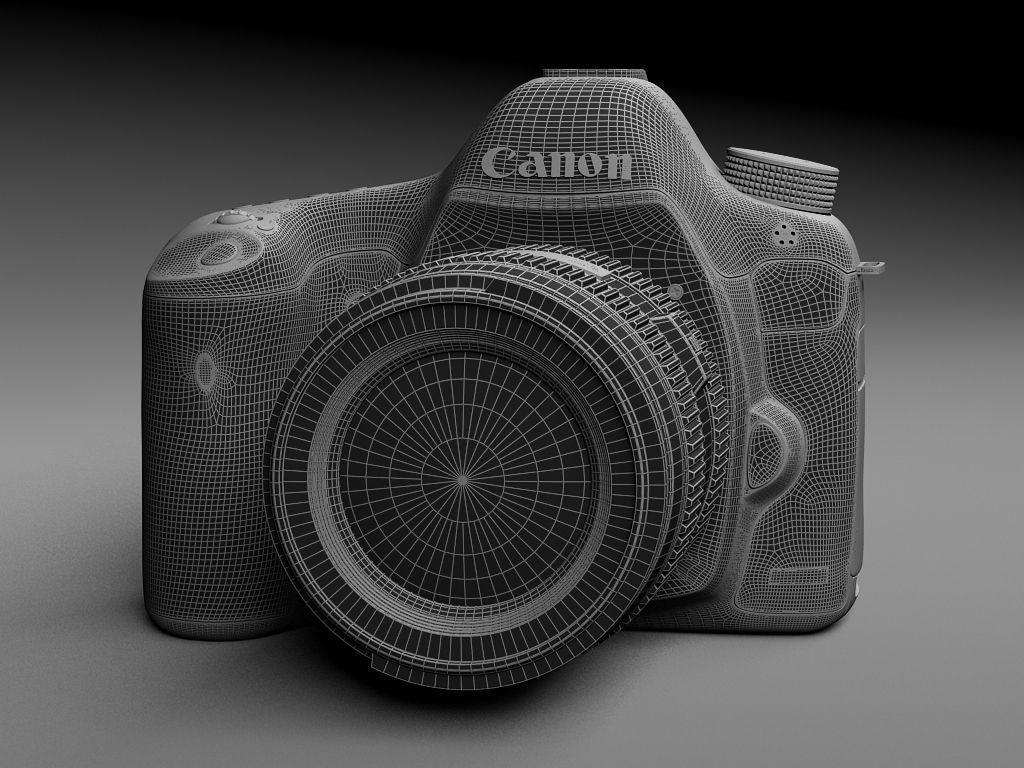 Canon EOS 5d Mark III Photo Camera 3D model_14