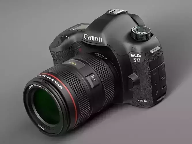 Canon EOS 5d Mark III Photo Camera 3D model