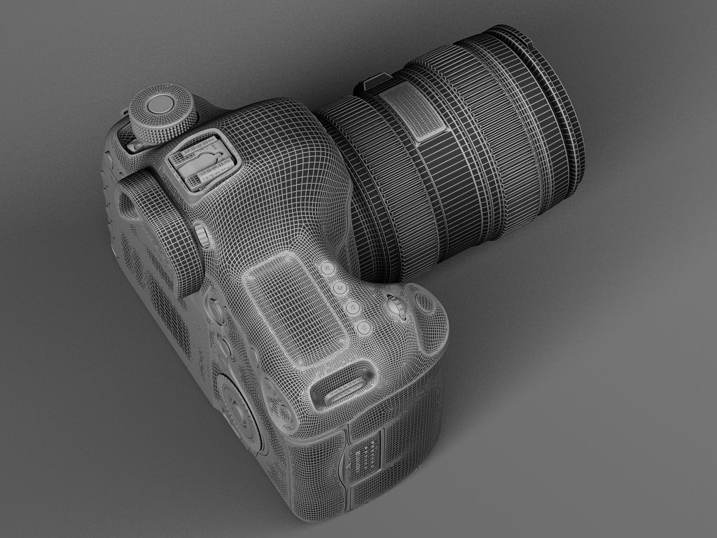 Canon EOS 5d Mark III Photo Camera 3D model_13