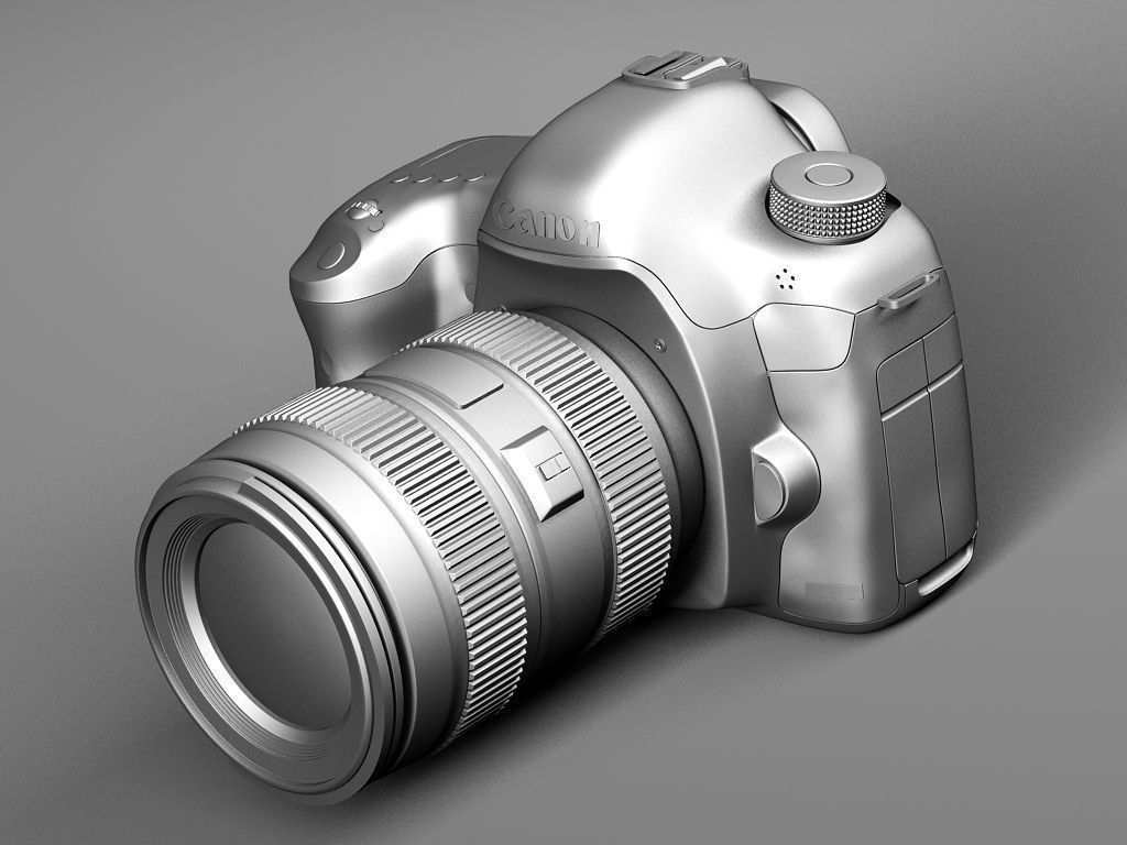 Canon EOS 5d Mark III Photo Camera 3D model_10
