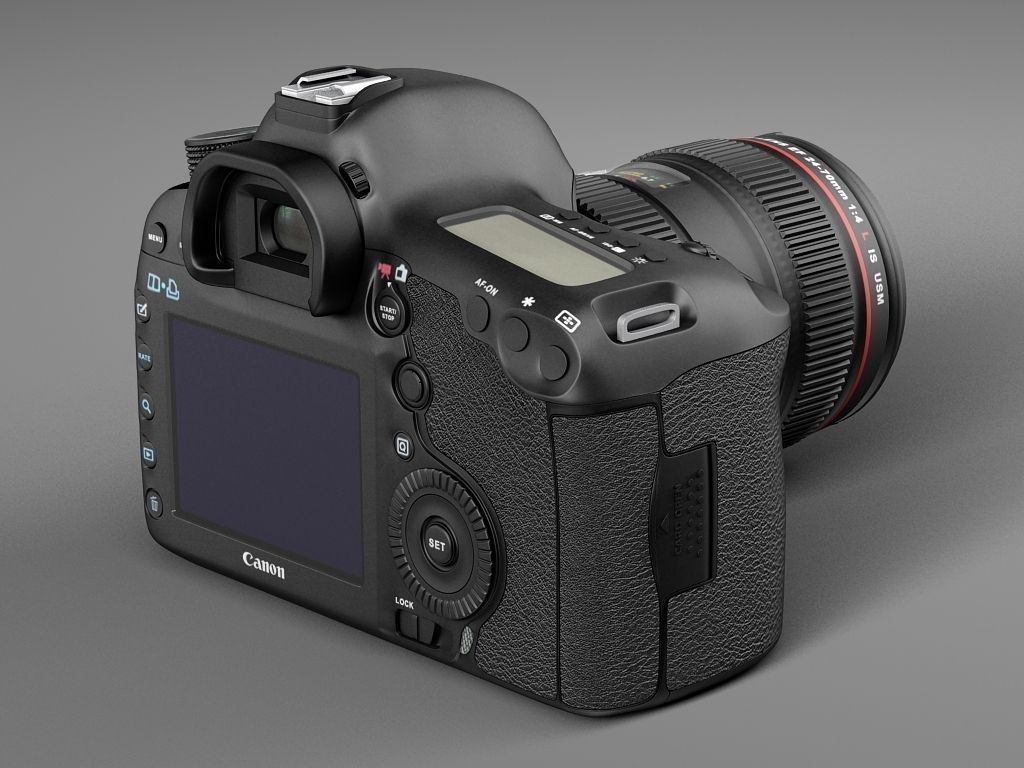 Canon EOS 5d Mark III Photo Camera 3D model_5