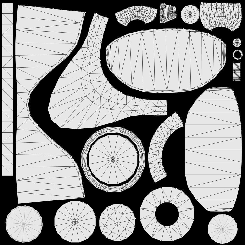 Cyberpunk Surveillance Cameras assets Free low-poly 3D model_14