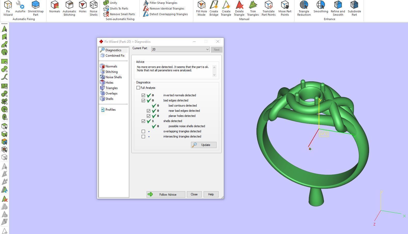 Diamond Gold Ring 3D print model_6
