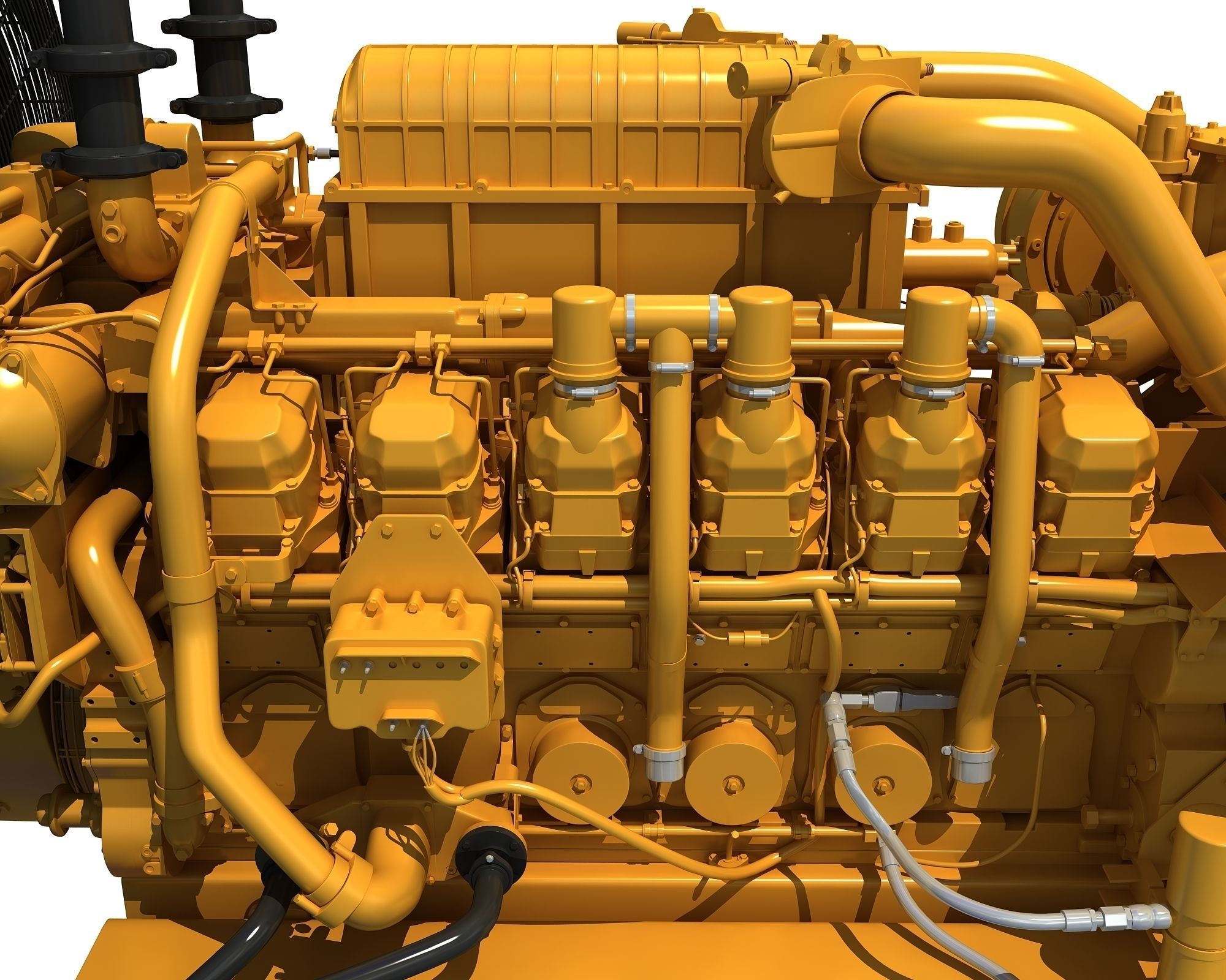 Power Generator Engine 3D model_10