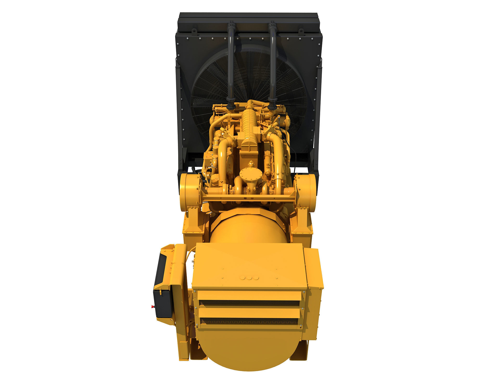 Power Generator Engine 3D model_7