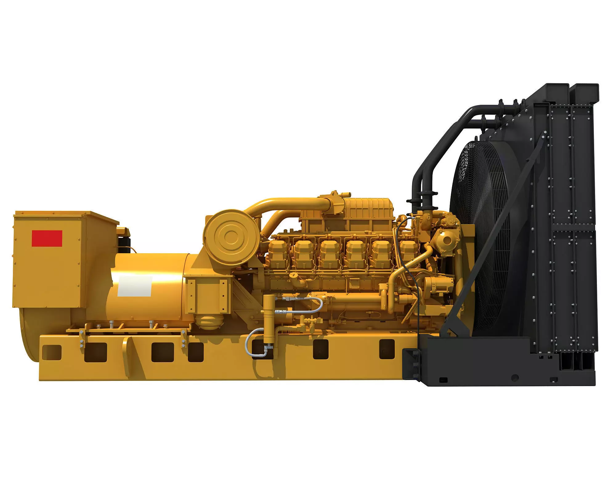 Power Generator Engine 3D model_0