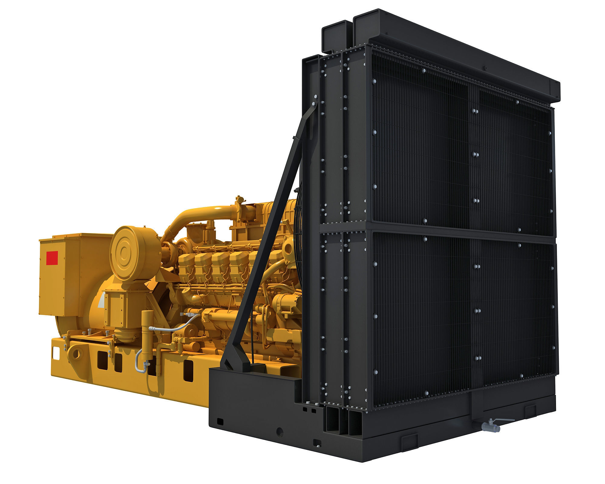 Power Generator Engine 3D model_6