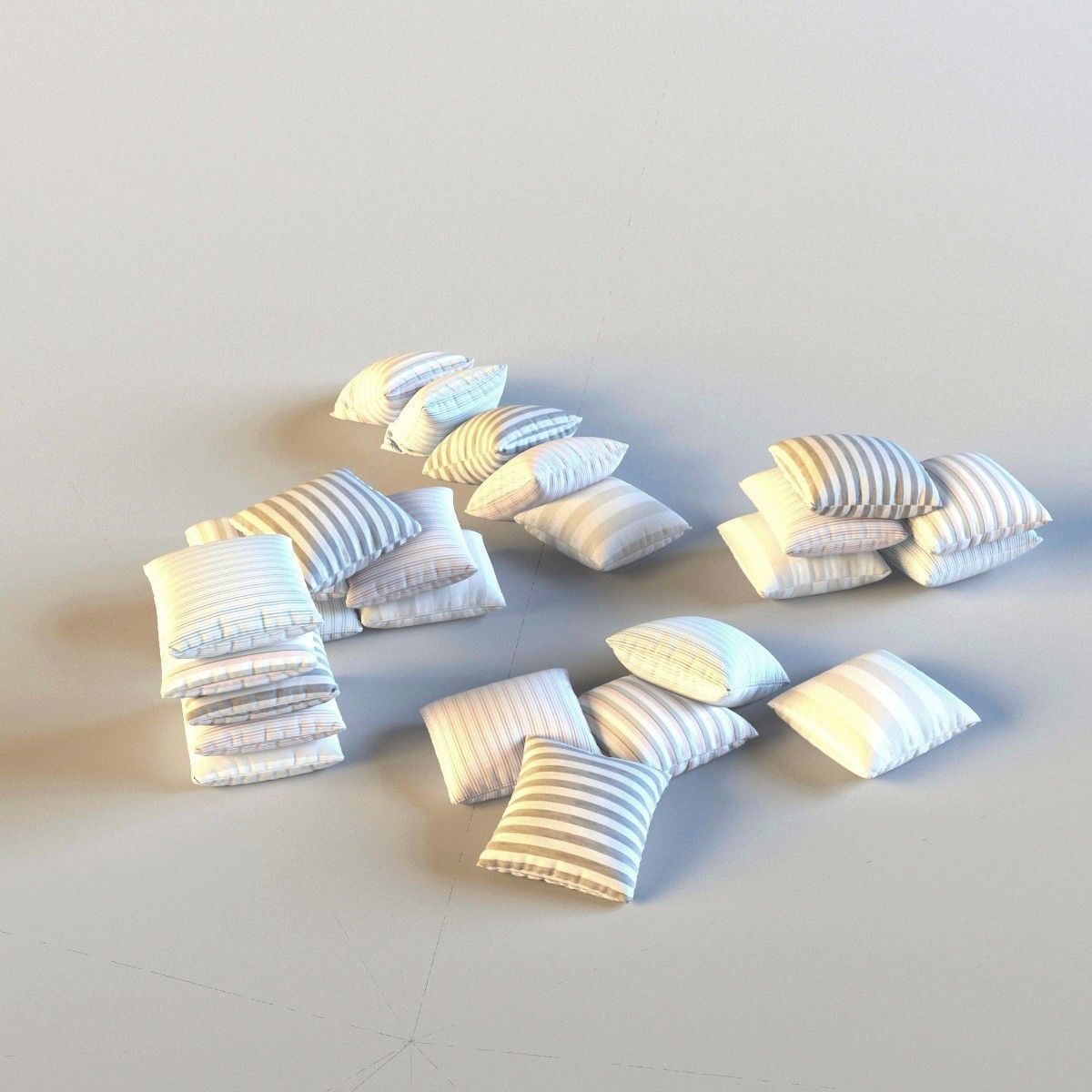 Set of pillows 3D model_26