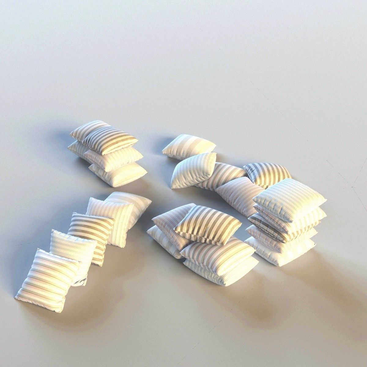 Set of pillows 3D model_21