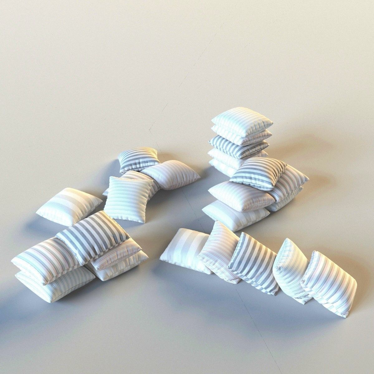 Set of pillows 3D model_13