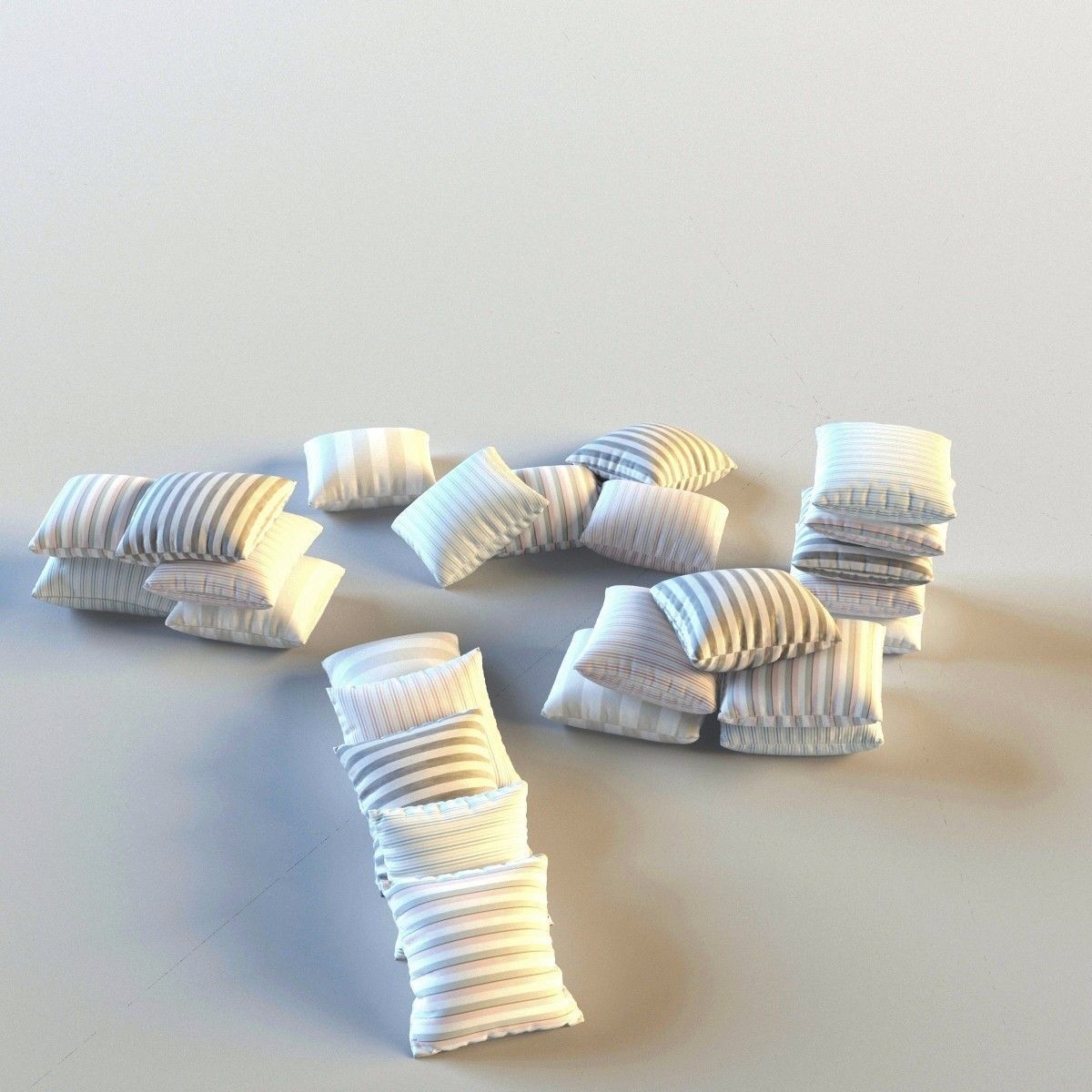 Set of pillows 3D model_14