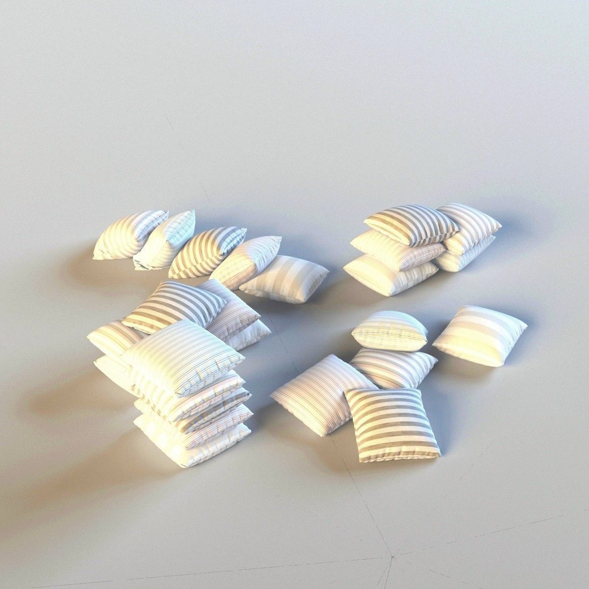 Set of pillows 3D model_28