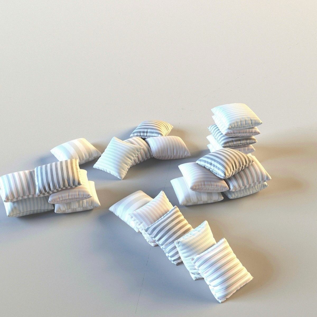 Set of pillows 3D model_16