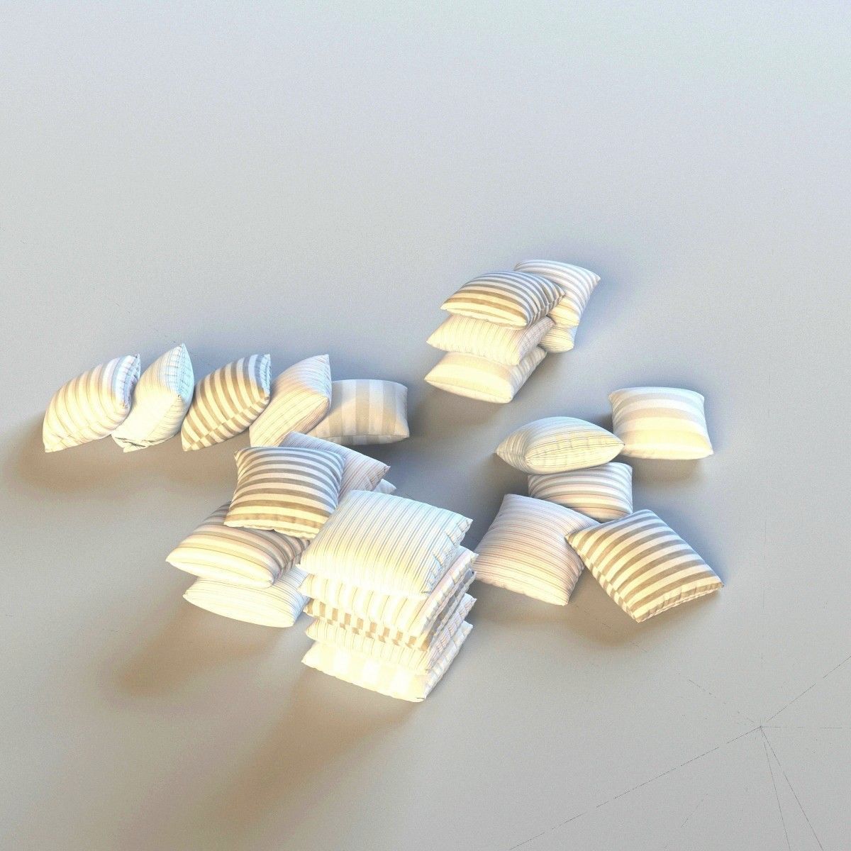 Set of pillows 3D model_25