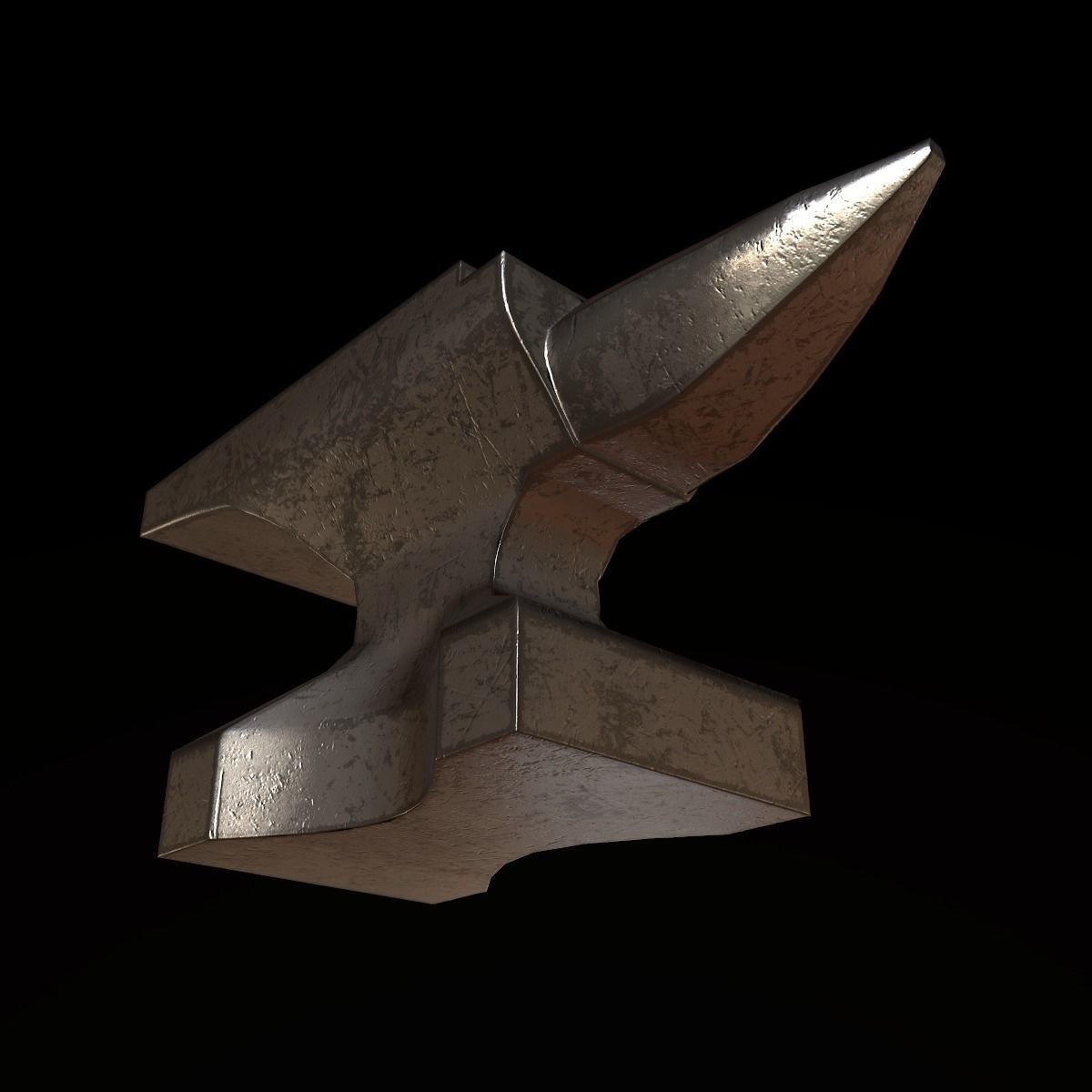 Anvil - PBR Game Ready Low-poly 3D model_2