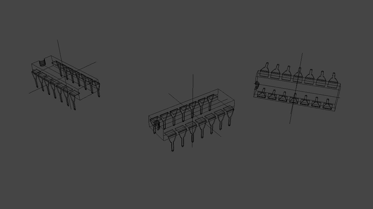 Integrated Chip  3D model_3