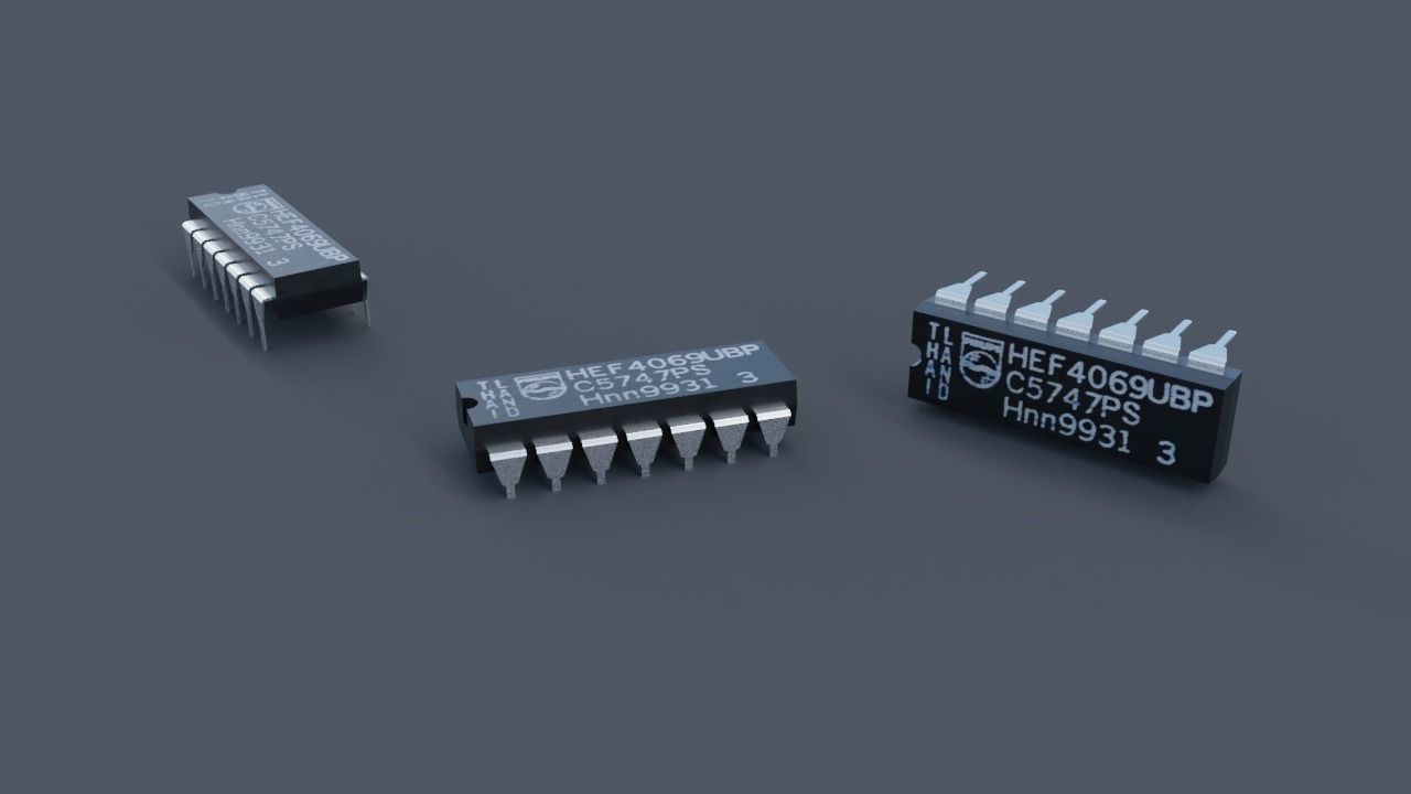 Integrated Chip  3D model_1