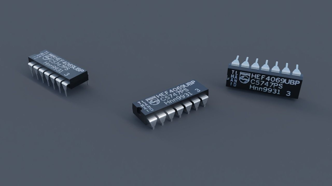 Integrated Chip  3D model