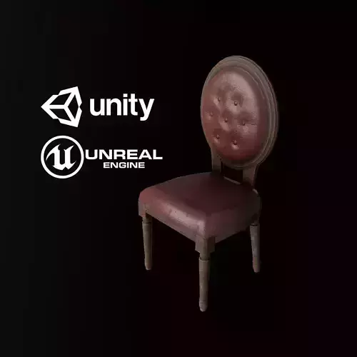 Antique Chair - PBR Game Ready