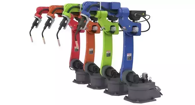 Industrial Robot 2 Textured 2