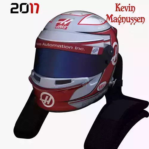 Magnussen helmet 2017