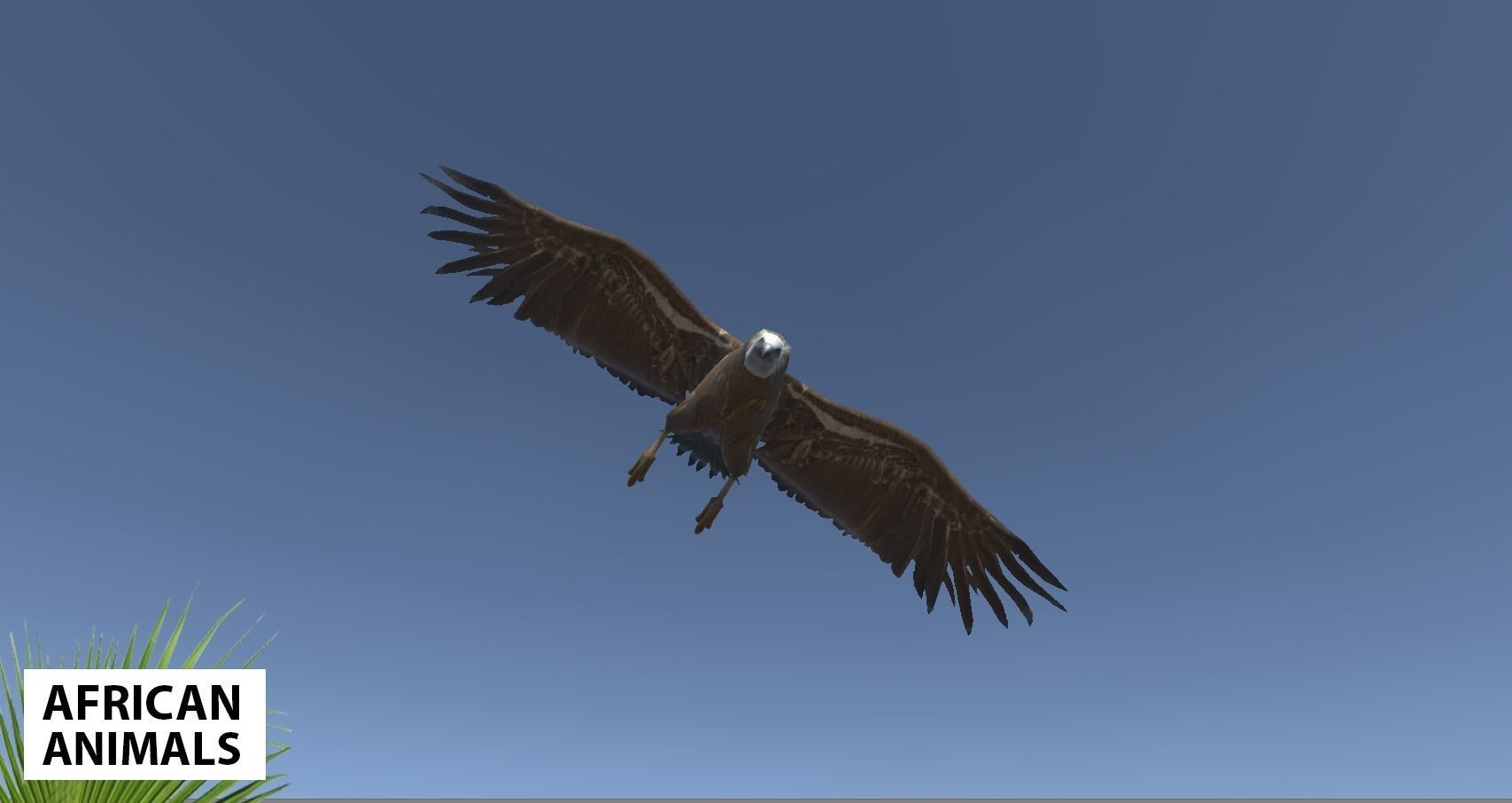 African animals - pack Low-poly 3D model_1