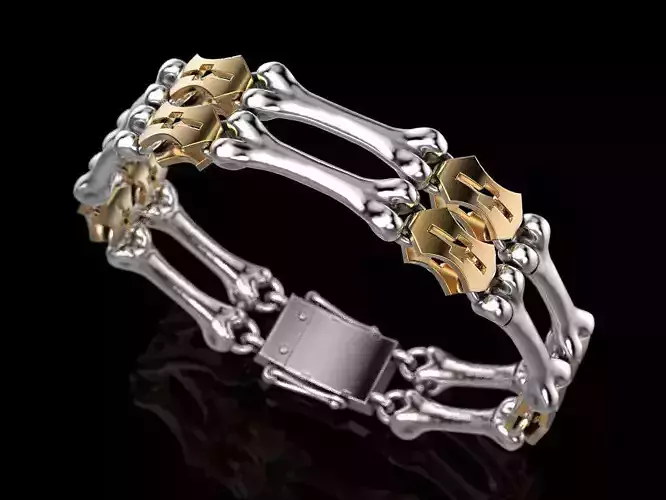 Bracelet Bones 3D print model