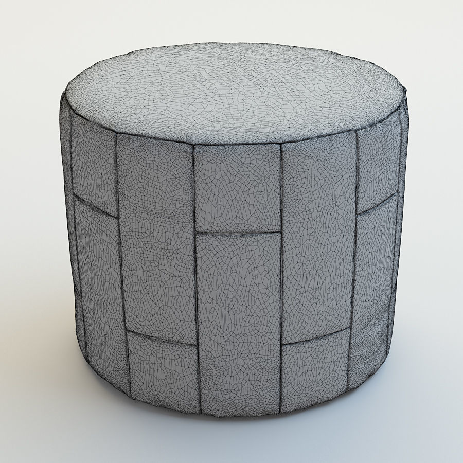 Pouf Calypso 3D model_4