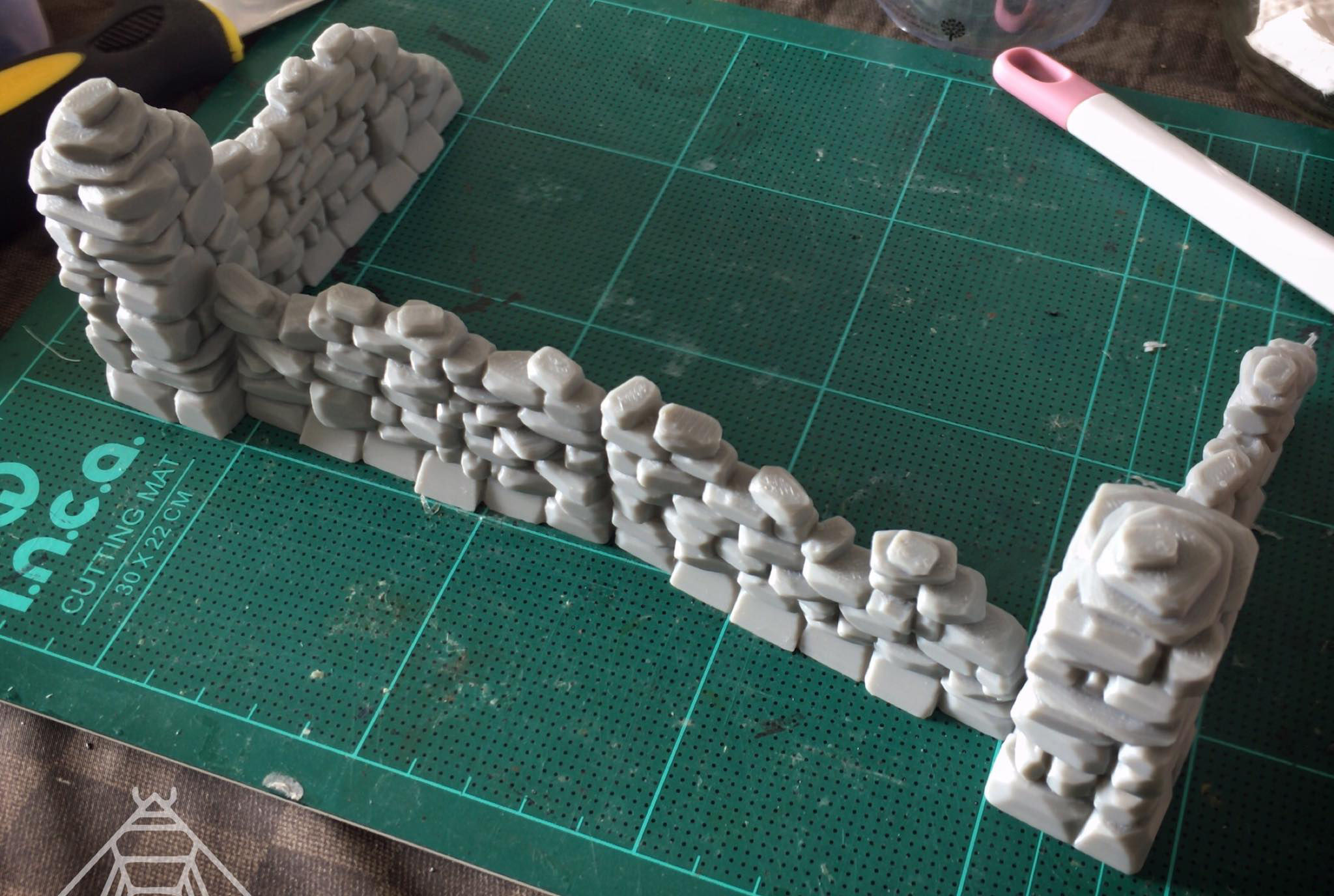 Stone Walls 3D print model_1
