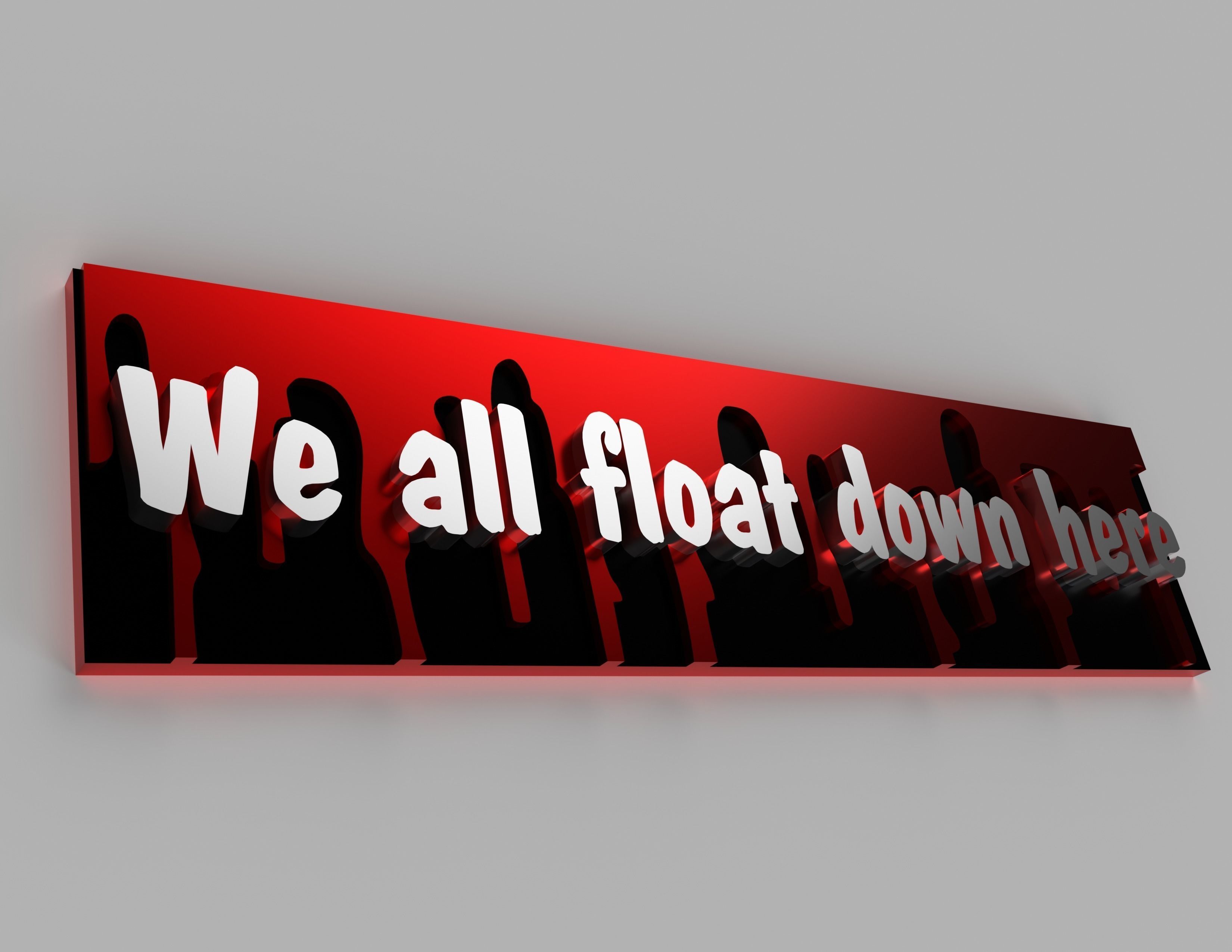 Pennywise IT 2017 Halloween Candy Holder 3D Printable model 3D print model_8