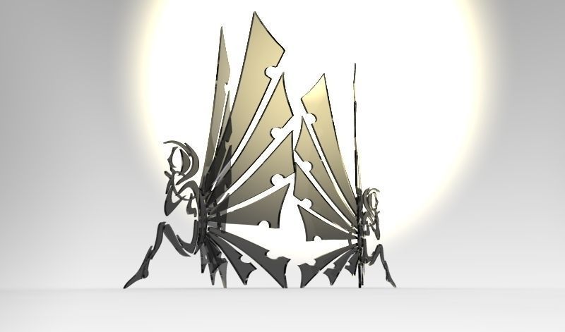 Book holder Fairy Free 3D print model_1