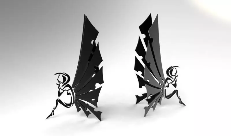 Book holder Fairy Free 3D print model_0