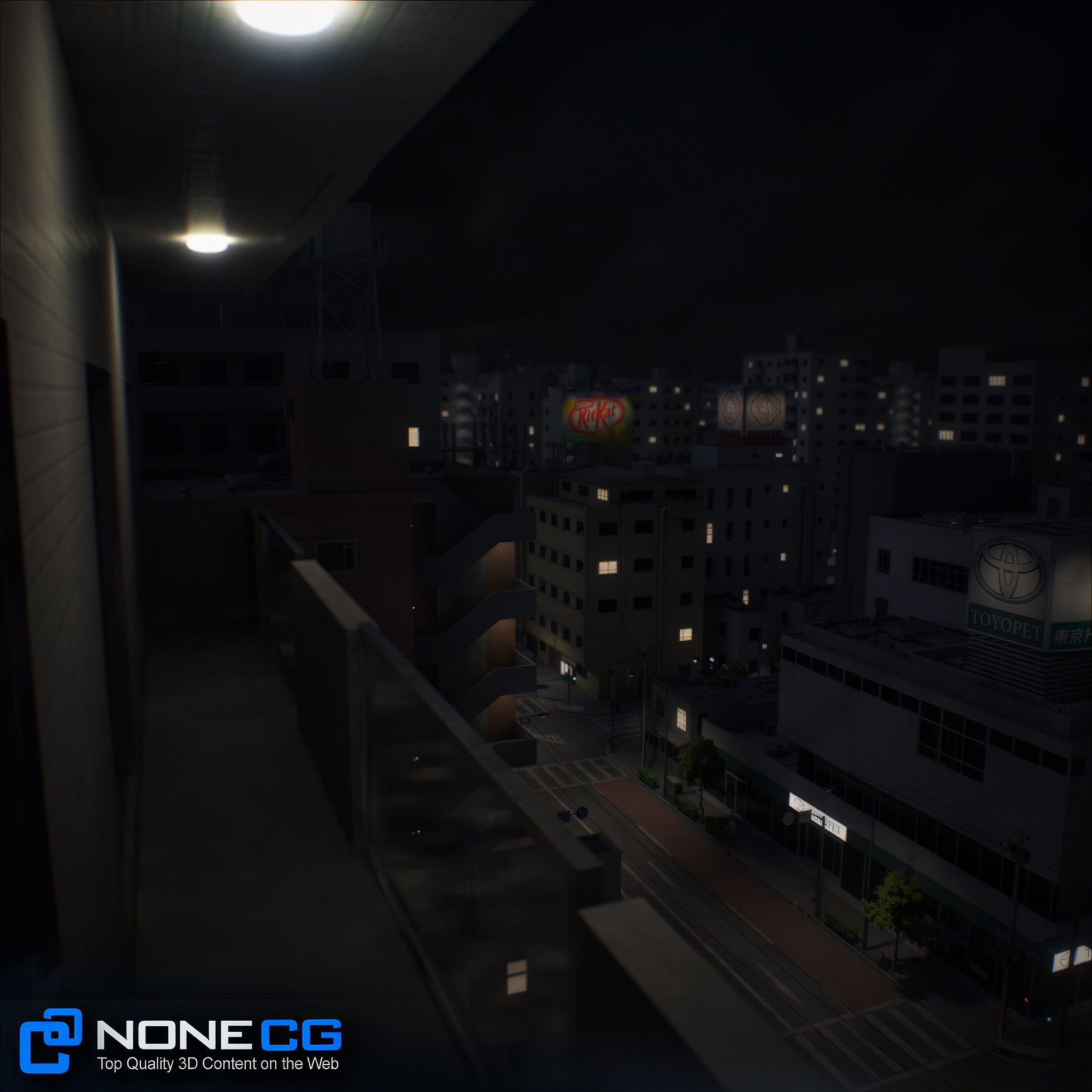 Japan - 8 blocks - 34 Buildings 3D model_50