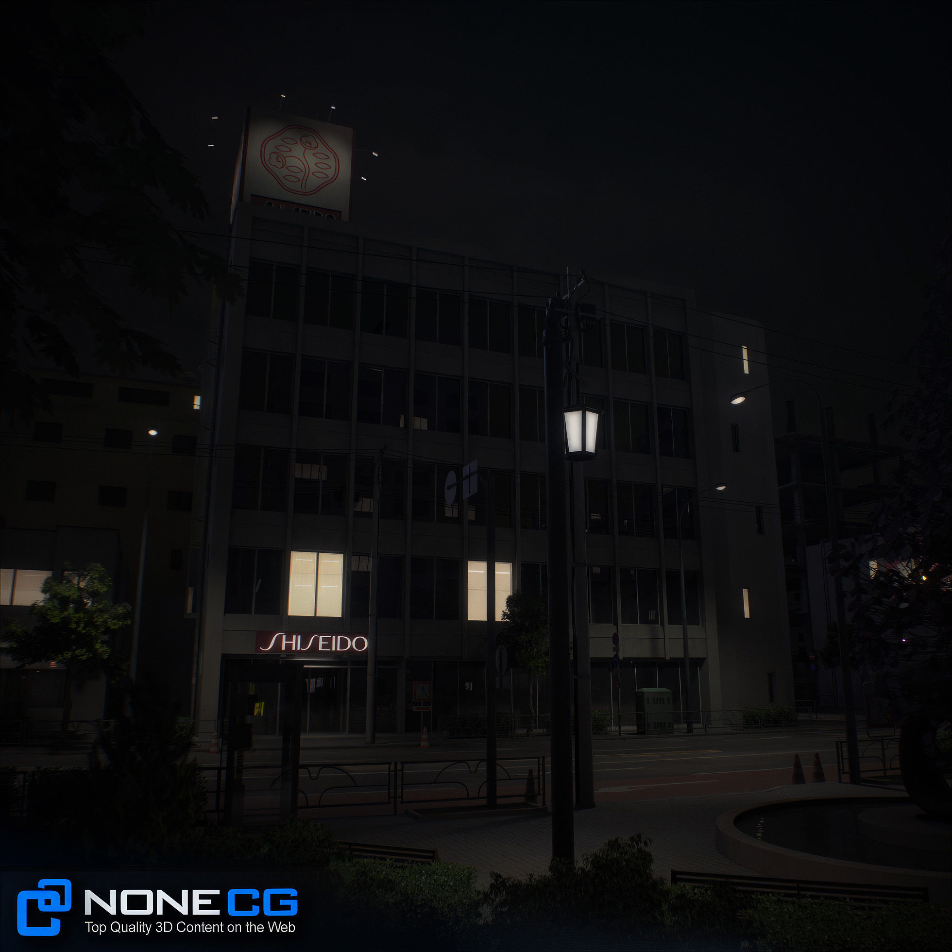 Japan - 8 blocks - 34 Buildings 3D model_24